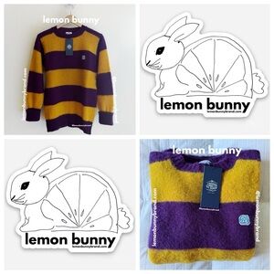 J.Press Men’s Shaggy Dog Icon Wool Sweater Purple & Yellow Sz XS New NWT